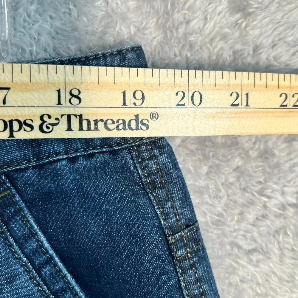 Zhan‎ Di Ji Pu AFS 1961 Denim Cargo Pants Blue Utility Workwear Carpenter